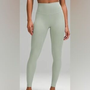 LULU ALIGN 25 IN SIZE 2 SAGE GREEN LEGGINGS